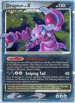 Drapion — Platinum — Rare Holo LV.X