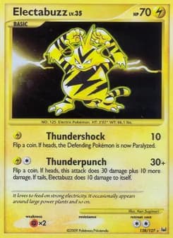 Electabuzz — Platinum — Rare