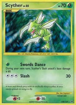 Scyther — Platinum — Rare