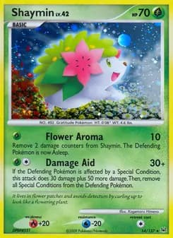 Shaymin — Platinum — Rare Holo
