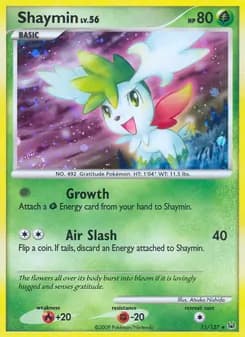 Shaymin — Platinum — Rare Holo