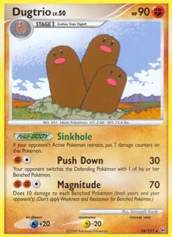 Dugtrio — Platinum — Rare