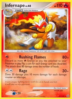 Infernape — Platinum — Rare