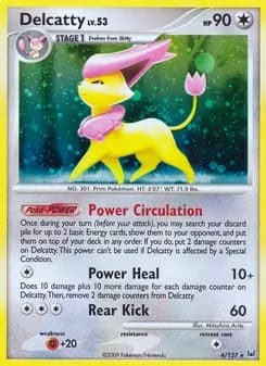 Delcatty — Platinum — Rare Holo