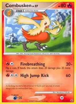 Combusken — Platinum — Uncommon
