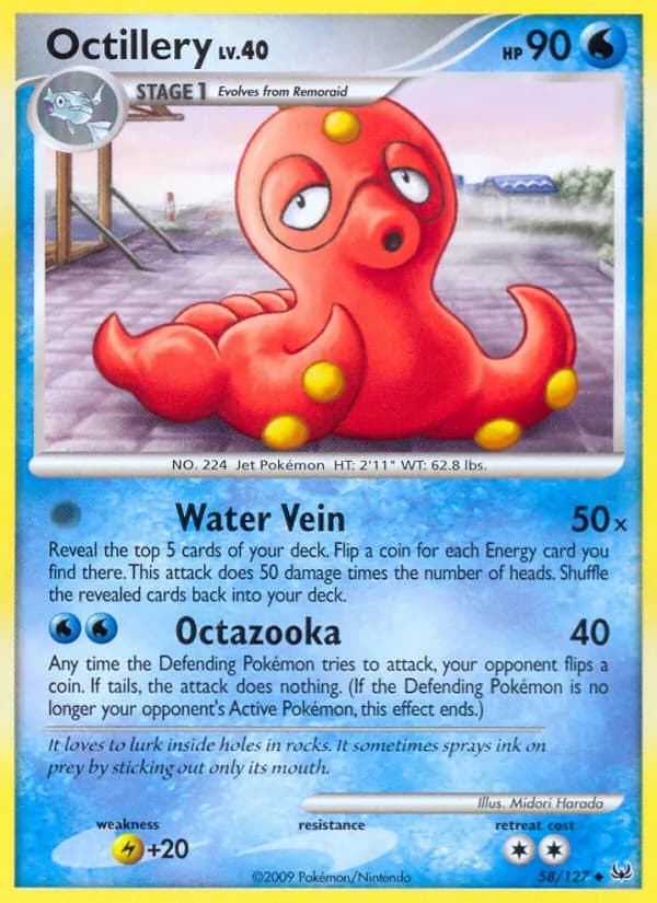 Octillery — Platinum, Uncommon