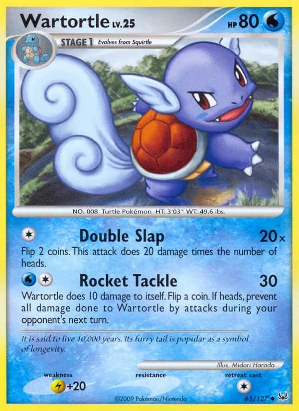 Wartortle — Platinum, Uncommon