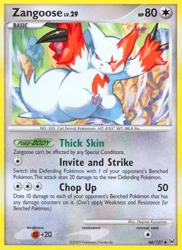 Zangoose — Platinum, Uncommon
