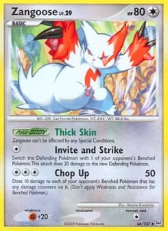 Zangoose — Platinum — Uncommon