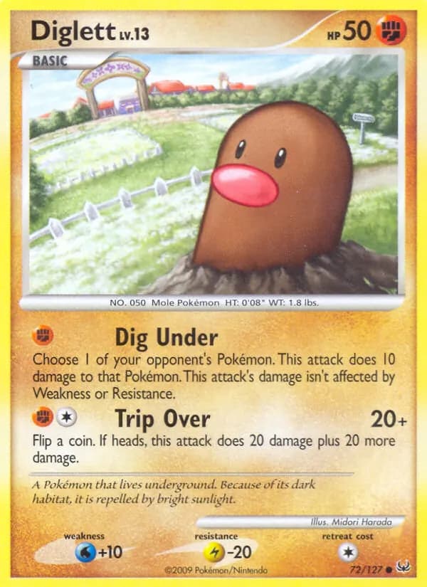 Diglett — Platinum, Common