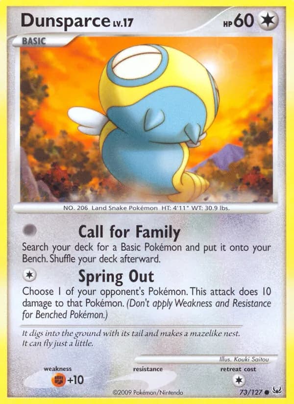Dunsparce — Platinum, Common