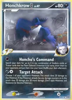 Honchkrow G — Platinum — Common