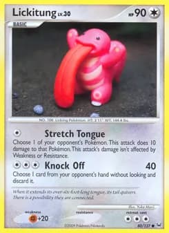 Lickitung — Platinum — Common