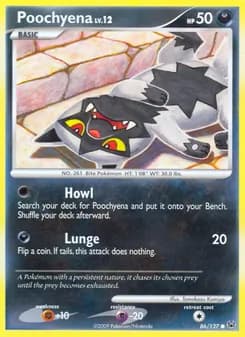 Poochyena — Platinum — Common
