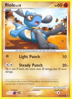 Riolu — Platinum — Common