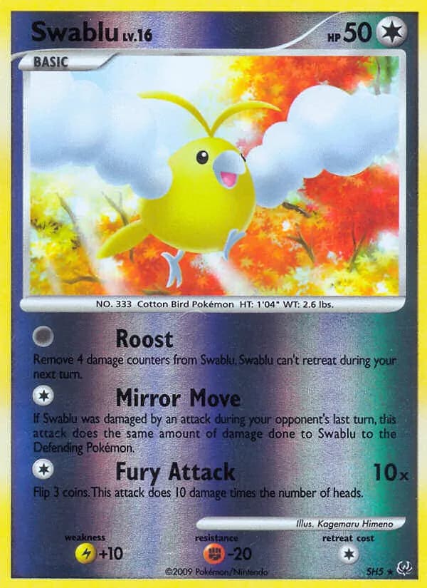 Swablu — Platinum, Rare