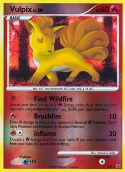 Vulpix — Platinum — Rare