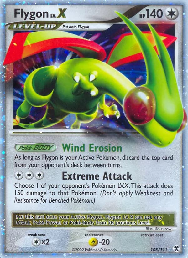 Flygon — Rising Rivals, Rare Holo LV.X