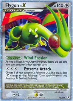 Flygon — Rising Rivals — Rare Holo LV.X