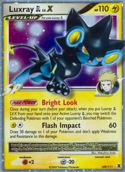 Luxray GL — Rising Rivals — Rare Holo LV.X