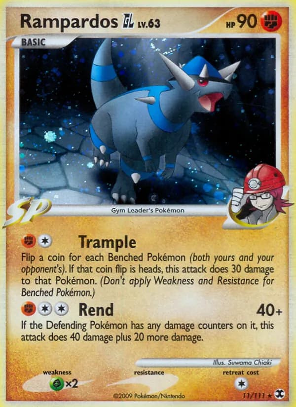 Rampardos GL — Rising Rivals, Rare Holo