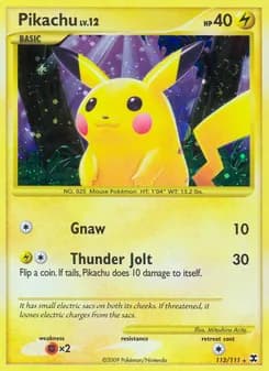 Pikachu — Rising Rivals — Rare