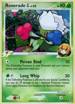 Roserade GL — Rising Rivals — Rare Holo