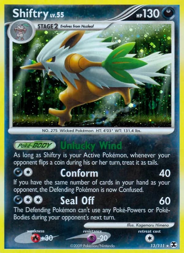 Shiftry — Rising Rivals, Rare Holo