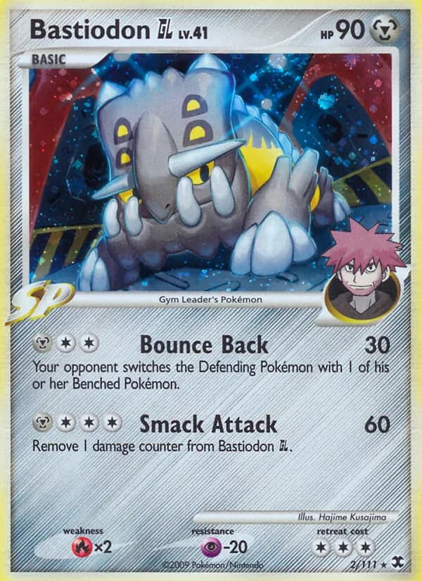 Bastiodon GL — Rising Rivals, Rare Holo