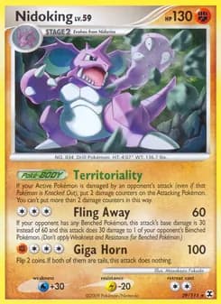 Nidoking — Rising Rivals — Rare