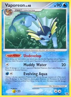 Vaporeon — Rising Rivals — Rare