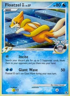 Floatzel GL — Rising Rivals — Rare Holo