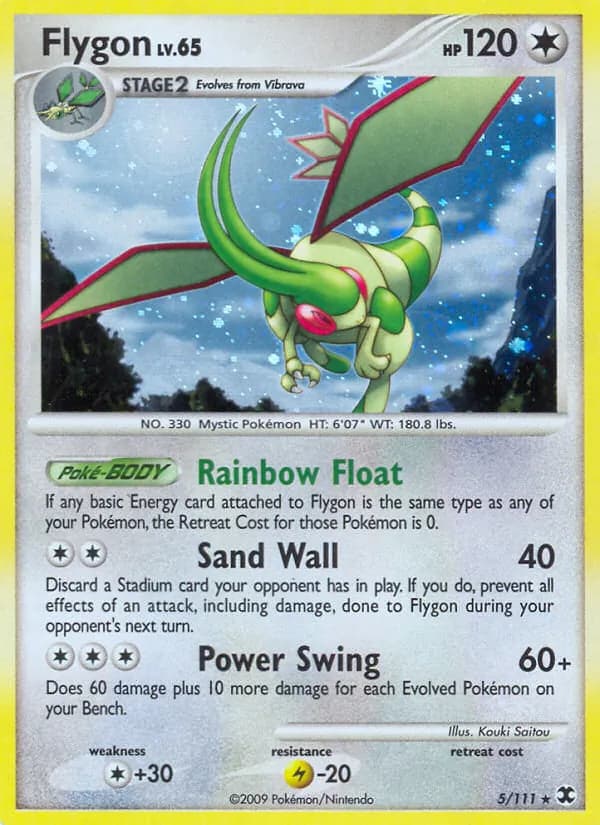 Flygon — Rising Rivals, Rare Holo