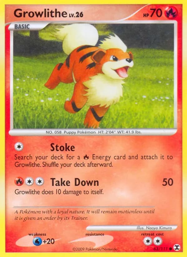 Growlithe — Rising Rivals, Common