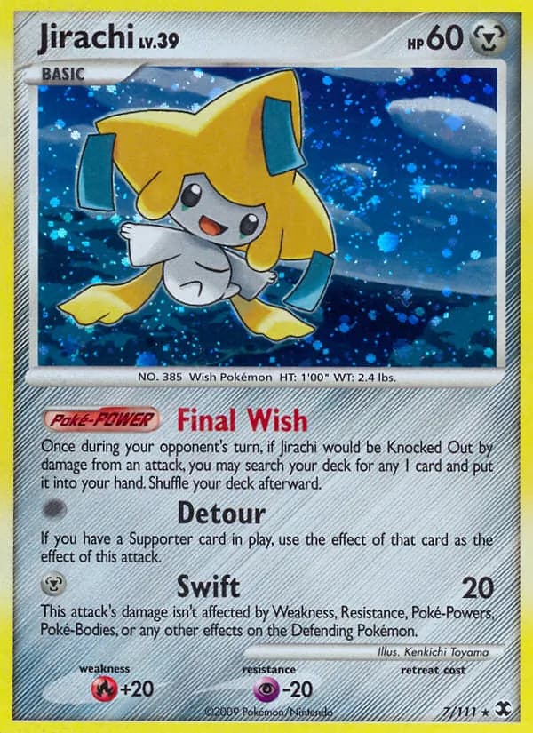 Jirachi — Rising Rivals, Rare Holo