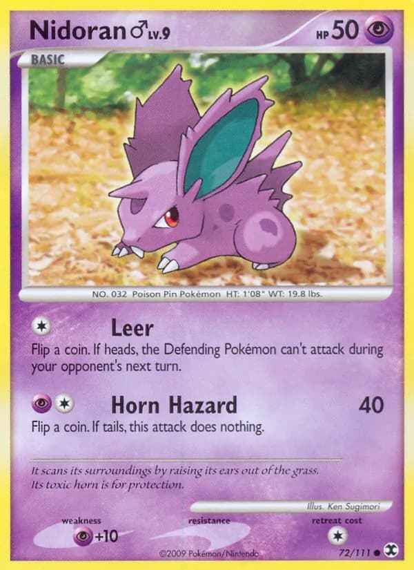 Nidoran♂ — Rising Rivals, Common
