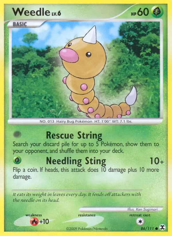 Weedle — Rising Rivals, Common