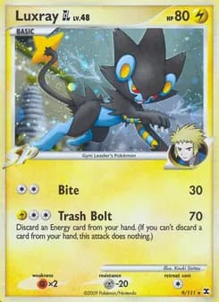Luxray GL — Rising Rivals — Rare Holo