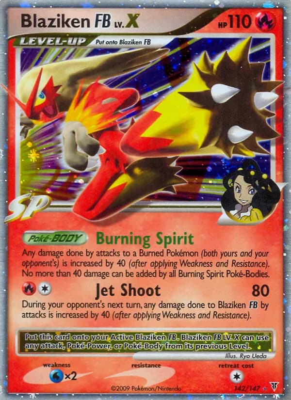 Blaziken FB — Supreme Victors, Rare Holo LV.X