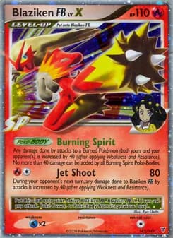 Blaziken FB — Supreme Victors — Rare Holo LV.X