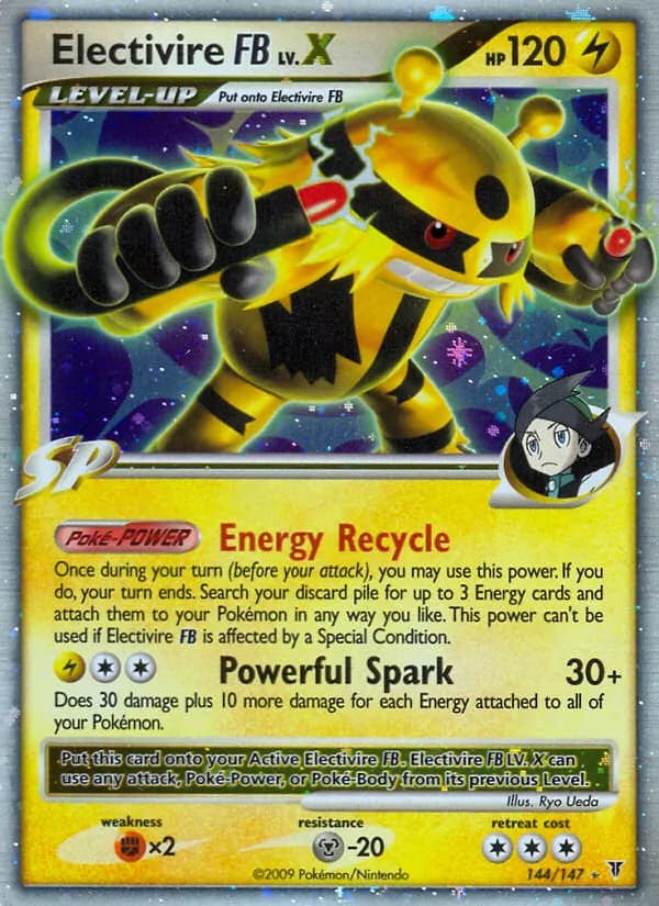 Electivire FB — Supreme Victors, Rare Holo LV.X