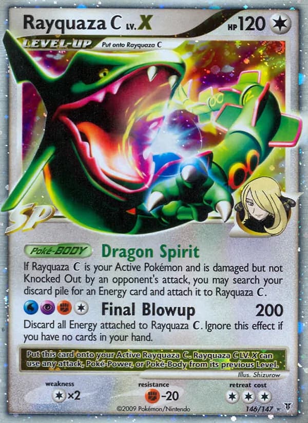 Rayquaza C — Supreme Victors, Rare Holo LV.X