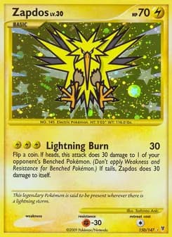 Zapdos — Supreme Victors — Rare