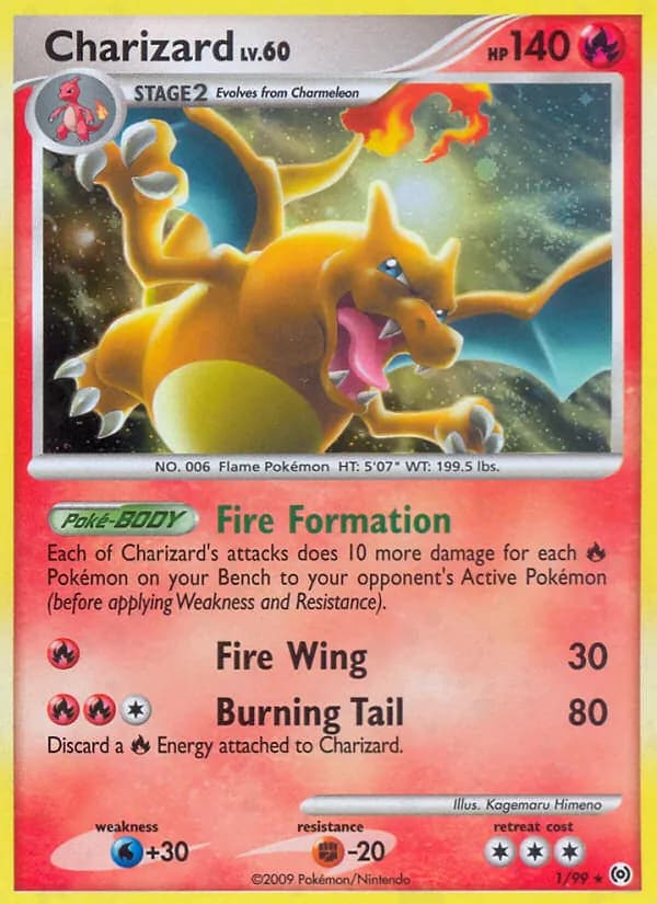 Charizard — Arceus, Rare Holo