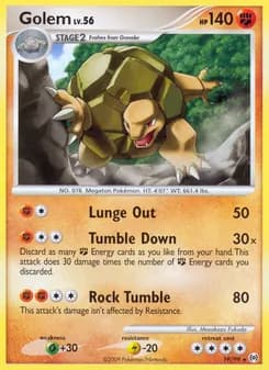 Golem — Arceus — Rare