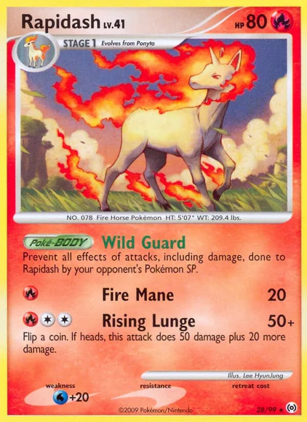 Rapidash — Arceus, Rare