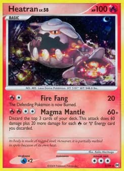 Heatran — Arceus — Rare Holo