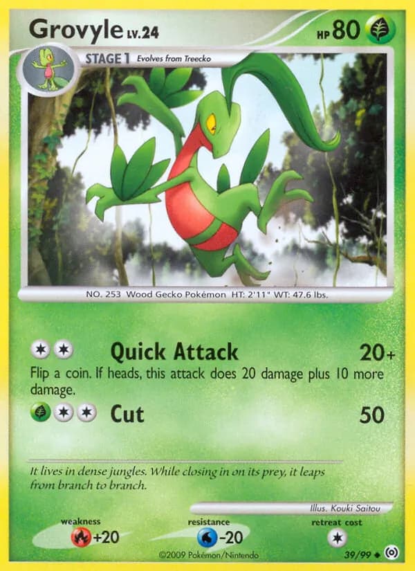 Grovyle — Arceus, Uncommon