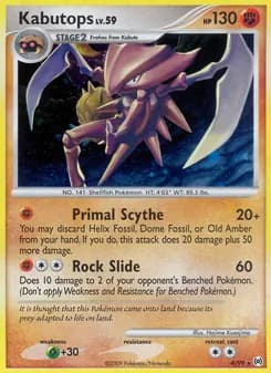 Kabutops — Arceus — Rare Holo
