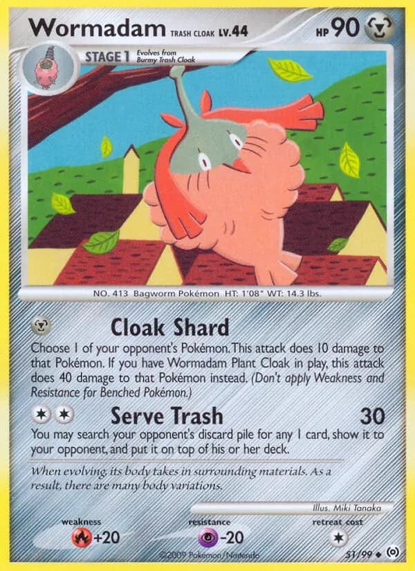 Wormadam Trash Cloak — Arceus, Uncommon